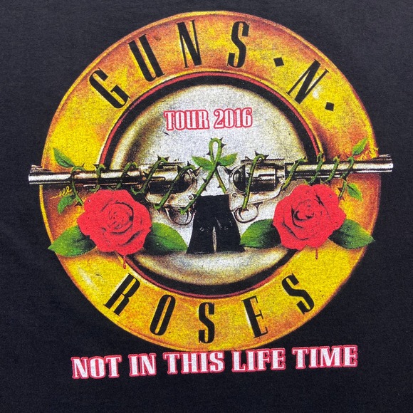 Guns N Roses Not In This Lifetime Tour 2016 Concert Shirt Double Side XL - Picture 2 of 7
